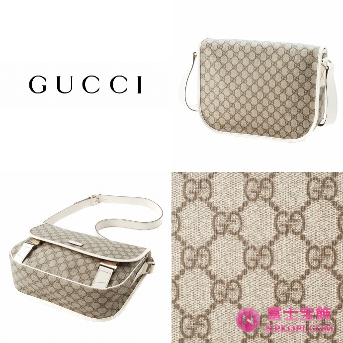 GUCCI/グッチ JOYコーティングキャンバスGG柄斜め掛けミディアムショルダーバッグ 201732 FCIEK 9761